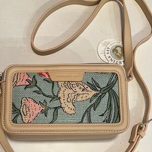 SPARTINA 449 Rowan Crossbody Hamilton Eco-Friendly Linen & Leather Women's Bag